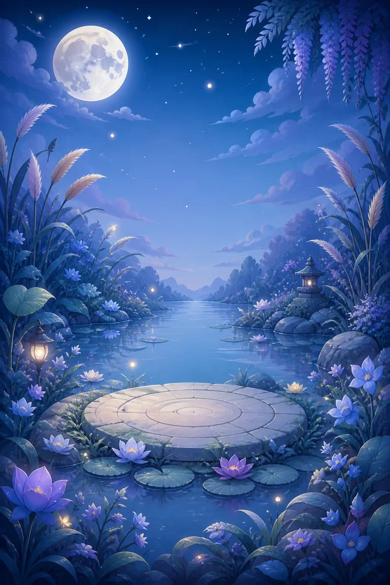 Moonlit Pond habitat